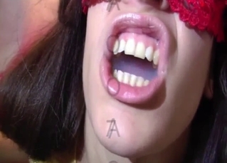 Aesthetic sperm eating in the bestiality porn movie